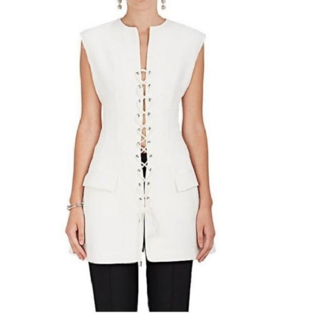 Derek Lam lace up top vest